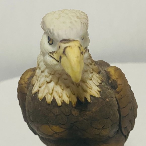 VTG Bald Eagle By Andrea Japan Porcelain Ceramic Figurine Bird Statue By Sadek - Picture 12 of 17